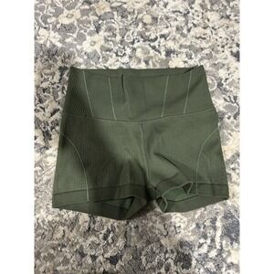 Offline By Aerie Green Biker Shorts Size Small